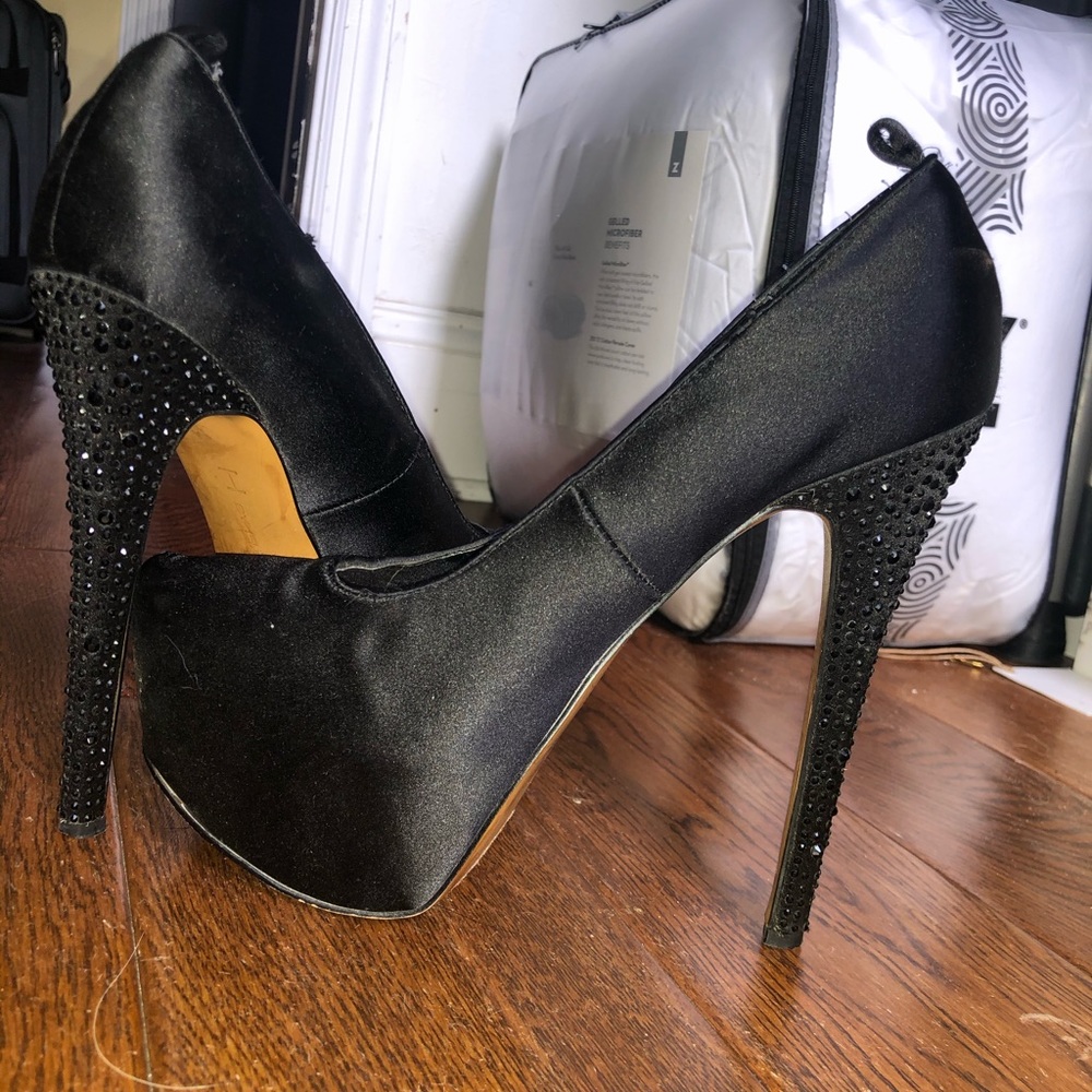 Black stilettos